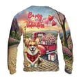 thumbnail image 2 of Be My Valentine's Corgi Truck Full of Love Flower Balloon All Over Print 3D Sweatshirt Unisex Merch Welsh Corgi Dog Lover Gifts Idea - 02029, 2 of 6