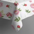 thumbnail image 4 of Pioneer Flower Floral Print Pattern Rectangle Tablecloth 60"x120", Waterproof Polyester Table Cloth, Wipeable Spillproof for Dining Camping Indoor Outdoor, 4 of 6