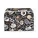 thumbnail image 3 of Kathyboom Coffee 2 slice Toaster Cover Appliance Cover Toaster Dust And Fingerprint,Washable Kitchen Accessories, 3 of 4