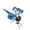 Blue, variant on Hanging Solar Powered Luminous Insect Decor Light Outdoor Glowing Art Lamp for Garden Tree Porch Ambient Lighting Blue