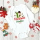 thumbnail image 1 of Body personalizado para bebé para su primera Navidad, ropa personalizada con nombre para recién nacidos, mono de manga larga para niño y niña, trajes de fiesta para bebés, 1 of 5