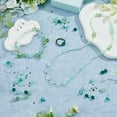 thumbnail image 4 of 750-1050 Pcs Perles en Verre Assorties Perles en Verre Série Vert Clair Perles de Rocaille en Verre Étoile de Mer Ronde Perles pour Fabrication de Bijoux DIY Trou : 0.8-1.2mm, 4 of 9