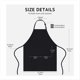 thumbnail image 5 of Paquete de 6 Delantales para Adultos con 2 Bolsillos Delantal Artístico Ajustable para Cocinar, Hornear, Pintar, Hacer Manualidades, Asar una la Parrilla, 5 of 5