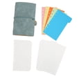thumbnail image 2 of Loose Leaf Notebook, Soft PU Leather Cover Binder Journal 6  Binder Organizer 80 Sheets Leather Notebook Personal Planner, 2 of 8
