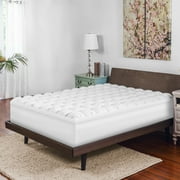 BioPEDIC 4" Gel-Infused Memory Foam and Synthetic Down Baffle Box Queen Mattress Topper