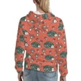 thumbnail image 7 of Honeii Hedgehog Mushroom Pattern Womens Oversized Hoodies Long Sleeve Sweatshirts Pullover Fall Outfits with Pocket-Large, 7 of 7