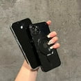 thumbnail image 3 of for iPhone 13 Case Clear Magnetic Build-in Stand with Camera Lens Protection MagSafe Shockproof Soft Protective Slim Phone Case Cover for iPhone 13 Case 6.1 Inch - Black, 3 of 12