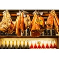 thumbnail image 2 of Jones, Alison 18x13 White Modern Wood Framed Museum Art Print Titled - Italy-Rome Piazza della Rotunda-meat (hams) and wine for sale at Salami Antica, 2 of 4
