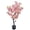 120cm, variant on Senfot 120cm Detachable Artificial Cherry Blossom Tree PE Silk Cloth Realistic Faux Flower Tree Durable Floor Potted Ornament for Home Office Indoor Decoration