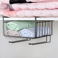 thumbnail image 3 of Agiferg Kitchen Storage Bin Under Shelf Wire Rack Cabinet Basket Organizer Holder Stand, 3 of 4