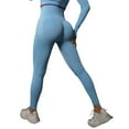 thumbnail image 2 of GZWYHT High Waisted Leggings For Women Leggings For Women Tummy Control Yoga Pants Women Workout Pants Women Leggings For Women Blue L, 2 of 4
