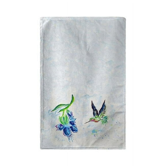 Betsy Drake KT712 16 x 25 in. Hovering Hummingbird Kitchen Towel