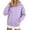 A-Purple, variant on SYwaren Women's Casual Oversized Hoodie Pullover Long Sleeve Sweatshirt Solid Color Tops