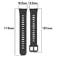 thumbnail image 5 of For Huawei Band 10 Replacement Watch Strap Soft Silicone Glossy Wristband - Grey, 5 of 5