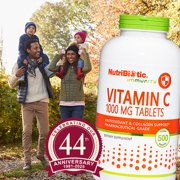 NutriBiotic Vitamin C 1000 Mg Tablets, 500 Count