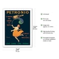 thumbnail image 2 of Petronio Wine - Light as a Pen (Leve Como Uma Penna) - Vintage Advertising Poster by Leonetto Cappiello c.1911 - Fine Art Matte Paper Print (Unframed) 24x32in, 2 of 4