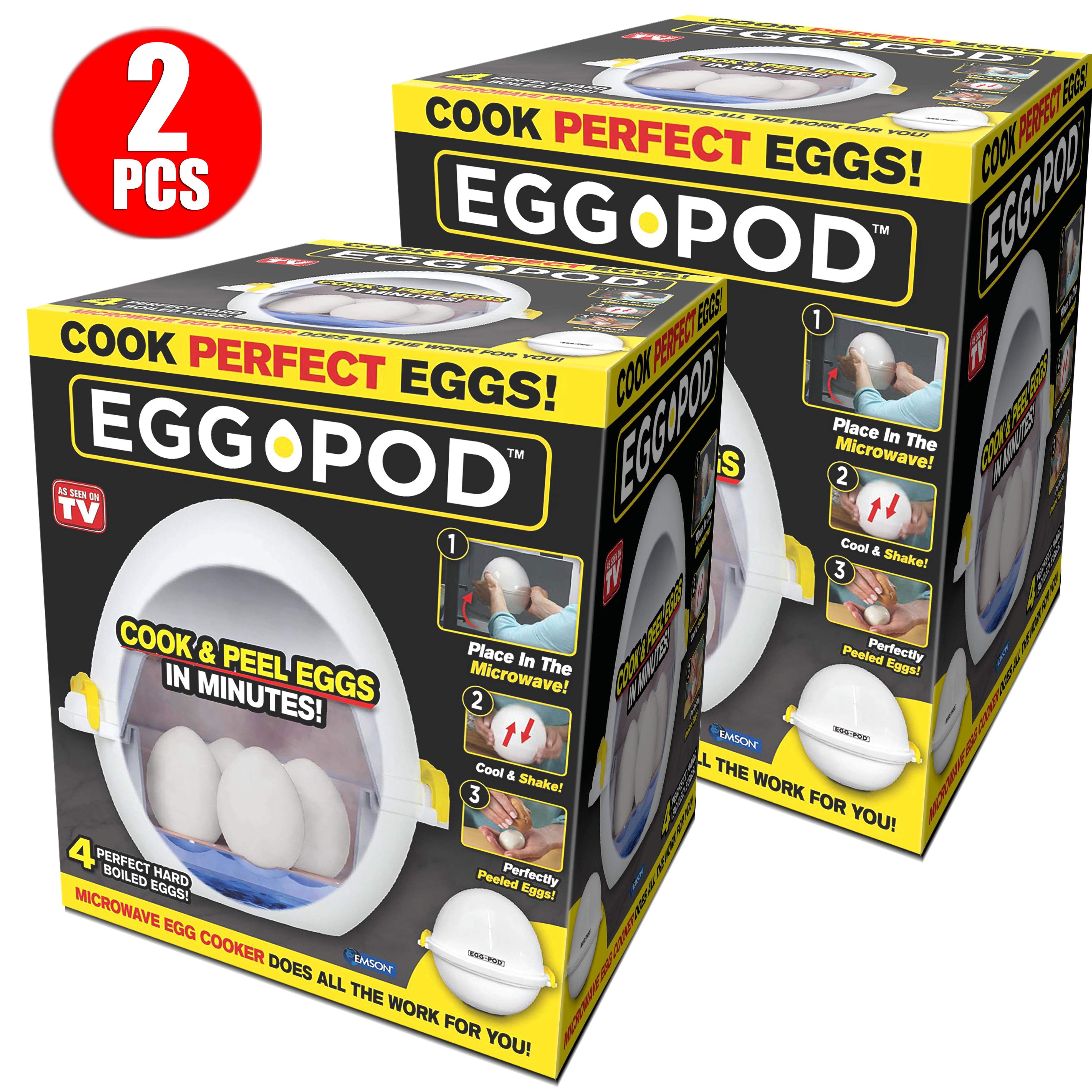 1 Pcs Microwave Egg Poacher Saves Time Eggs Made Easy No Mess Free Postages NEW