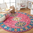 thumbnail image 2 of SAFAVIEH Aspen Noel Tribal Area Rug, Red/Blue, 7' x 7' Round, 2 of 8