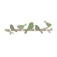 thumbnail image 1 of Clothing Hanger Coat Rack Jacket Hook Shop Fine Workmanship Decal Pendent Branch Bird Attractive Storage Holder Green, 1 of 10