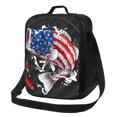 thumbnail image 1 of Disketp Largemouth Bass Fish in USA Bolsa Térmica Estampada para Almuerzo, Lonchera para Hombres y Mujeres Adultos, 1 of 7
