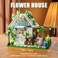 thumbnail image 6 of Flower House Building Set with Lights, Garden House Building Toy Kits Compatible with Trend, Creative Greenhouse Playset, Christmas Birthday Gift for or 8 12 Years (719PCS), 6 of 6