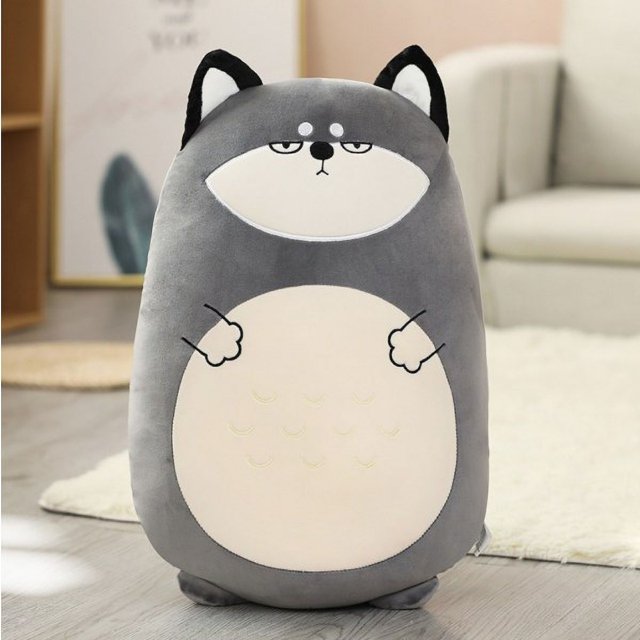 60cm Squishmallows Peluche Animal Kawaii Suave Almohada Grande Z Unicornio Husky Sailing Electrónica