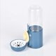 thumbnail image 3 of Greeniant Alimentador de alimentos para mascotas, de agua, tetera de alimentación, dispensador Universal de bebidas para animales, recipiente Suministros para gatos Azul oscuro Greeniant PT004153-01, 3 of 6