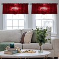 thumbnail image 5 of LALILO Kitchen Curtain Valance Great Nebula Nebula Earth Rod Pocket Window Curtain 52"x 18" Set of 2, 5 of 7