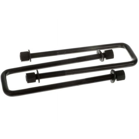 Rear Leaf Spring Axle U-Bolt Kit - Compatible with 1992 - 1999 Chevy C1500 Suburban 1993 1994 1995 1996 1997 1998