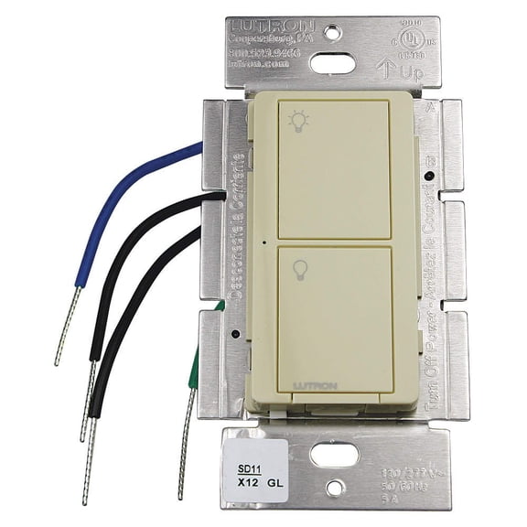 Lutron PD-5S-DV-IV Electrical Distribution Switcher, Ivory CA3