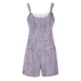 thumbnail image 4 of Combinaison Shorts pour Femmes, Combinaison Décontractée Imprimée Camisole, 4 of 5