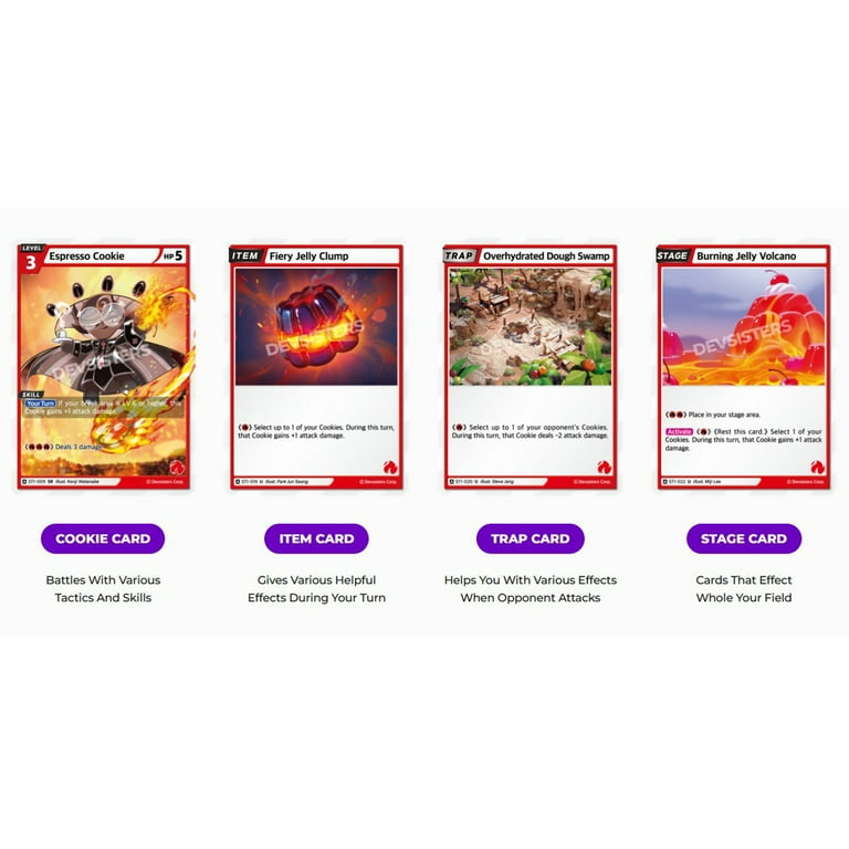CookieRun: Braverse Trading Card Game - Starter Deck Purple - Complex Game  Play Pack, 1 Player 60 Card Set, Competitive Battle TCG, Deck-Building -  Walmart.com