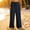 Dark Blue, variant on Dxzfnsa Trousers for Men Summer Mens Casual Solid Color Linen Cotton Pants Loose Fit Lightweight Elastic Waist Drawstring Beach Trousers