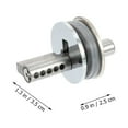 thumbnail image 2 of OHOIOLLA 1Pack Glass Cabinet Lock with Keys Zinc Alloy for Jewelry Cabinets 3.5X2.5X2.5In, 2 of 8