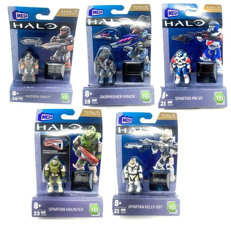 Complete HALO Mega Construx Heroes (Series 16) Figure Pack Collection