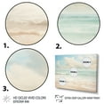 thumbnail image 3 of Designart "Simplicity Beach Landscape V" Nautical & Beach Floater Framed Canvas Wall Art, 3 of 7