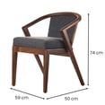 thumbnail image 5 of Silla de Comedor o Sala FRATELLO MUEBLES Gris Oxford, 5 of 5