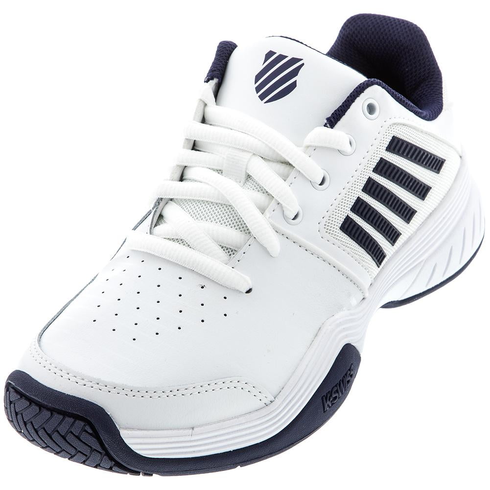 K-Swiss Men`s Court Express Tennis Shoes White and Navy ( 12 ) 