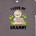 thumbnail image 4 of Inktastic Cute Sloth I Love My Grammy with Green Leaves Boys or Girls Toddler T-Shirt, 4 of 5