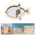 thumbnail image 1 of Tablero ocupado para , accesorios de bricolaje, juguete Montessori de habilidad , juguetes educativos para , juguetes de viaje para , Blanco con aureato CUTICAT Material de tablero ocupado, 1 of 8