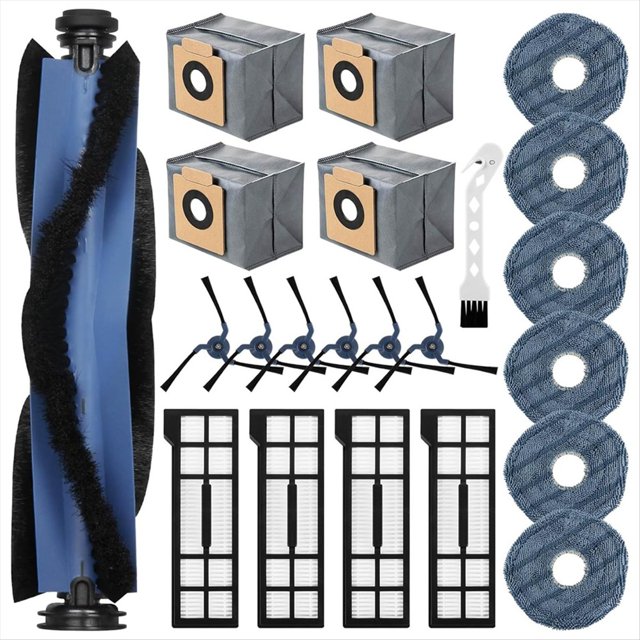 Para X10 Pro Omni Robot Aspirador Cepillo Lateral Principal Filtro HEPA Paño de Fregona Bolsas para Polvo Piezas de Repuesto Accesorios