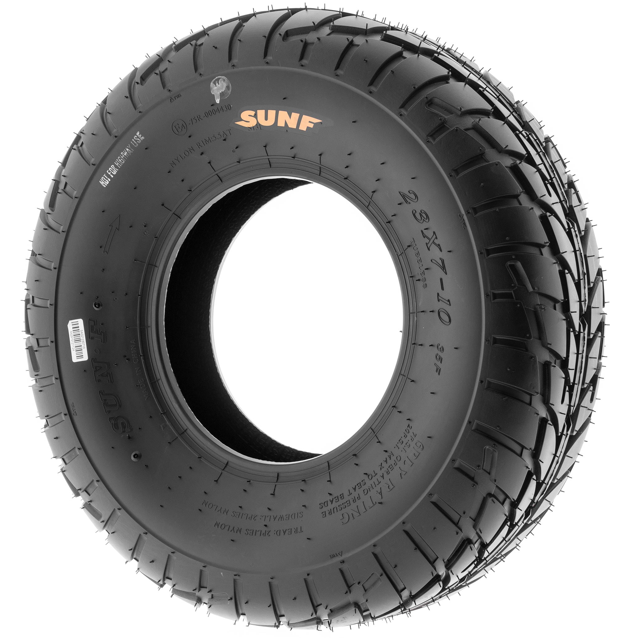 Bundle SunF 21x7-10 22x10-10  Sport ATV Tires 6 PR Tubeless  A021 