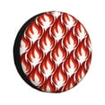 thumbnail image 2 of Balery Fire Symbols Tire Covers - Tough Tire Wheel Protector for Truck, SUV, Trailer, Camper, RV -15 inch, 2 of 8