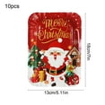 thumbnail image 3 of HaoXun 10 Pcs Christmas Party Paper Plates Disposable Rectangular Plates - 7.09x5.12 Inch Christmas Tree Snowflake Design for Holiday Home Party Supplies Dinnerware Decorations, 3 of 6