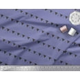 thumbnail image 3 of Soimoi Purple Cotton Voile Fabric Celebration Flags Party Printed Craft Fabric by the Yard 42 Inch Wide, 3 of 3