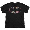 thumbnail image 2 of Batman Floral Logo Kids T Shirt (X-Large) for Youth Toddler Boys and Girls, Black, 2 of 5