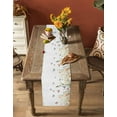 thumbnail image 5 of Butterfly Floral Table Runner 90 Inches Long for Dining Table Decor,Botanical Plant Leaves Herb Watercolor Burlap Linen Farmhouse Table Runner Coffee Table Runners Dresser for Kitchen Party Holiday, 5 of 8