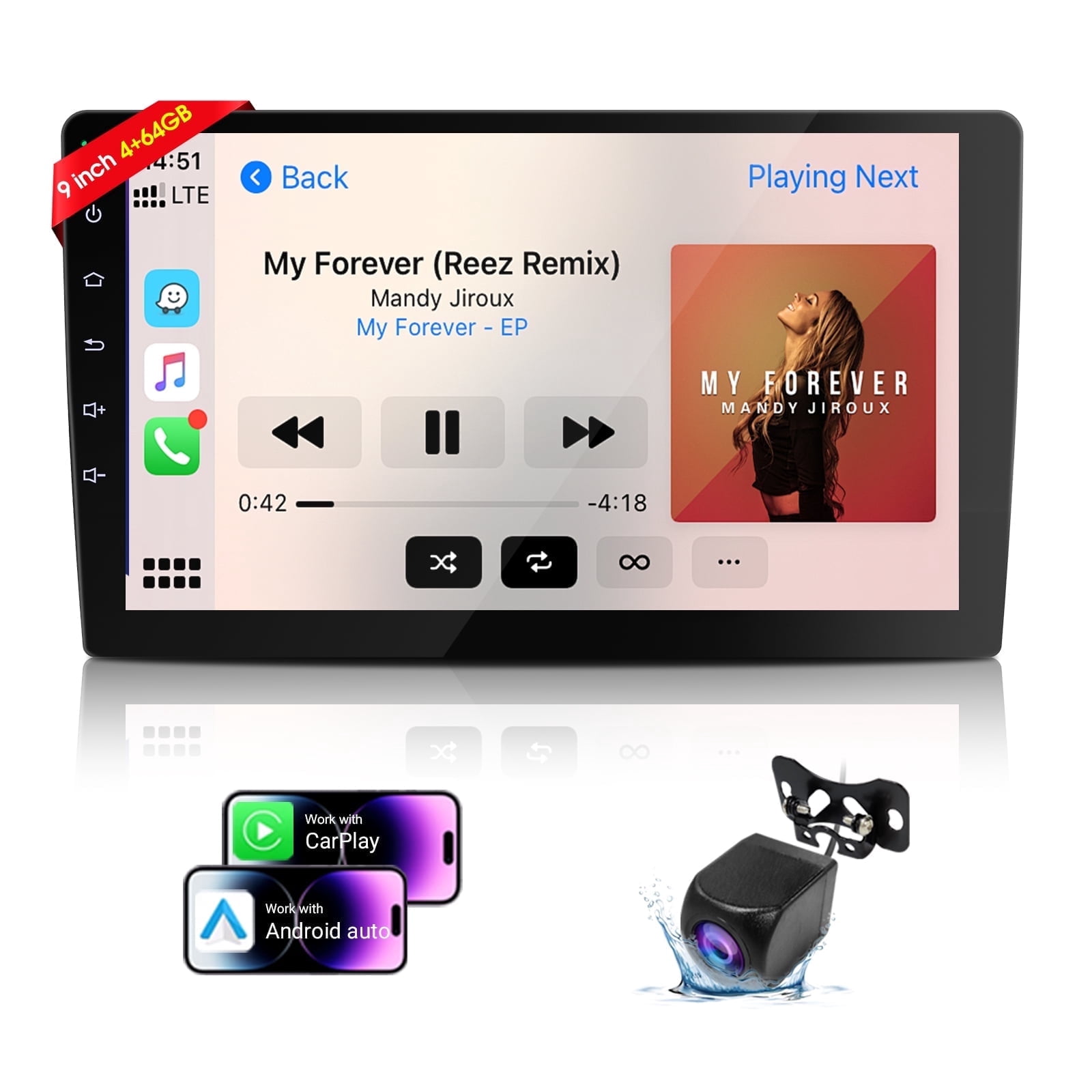 Apple Carplay Android 1 DIN Wireless Carplay Androi Produktbild-Vorschau 4