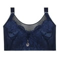 thumbnail image 2 of Lilgiuy Women's Stretch Plus Size Sports Bra Underwear Yoga Hollow Out Bra Intimates，Dark Blue，XXL Dresses for 2022, 2 of 3