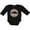 AB-Black, variant on Buffalo Cute Western Pattern Boys or Girls Long Sleeve Baby Bodysuit